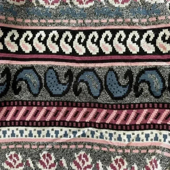 Vintage  Delaire Abstarct Sweater Small - Picture 4 of 4